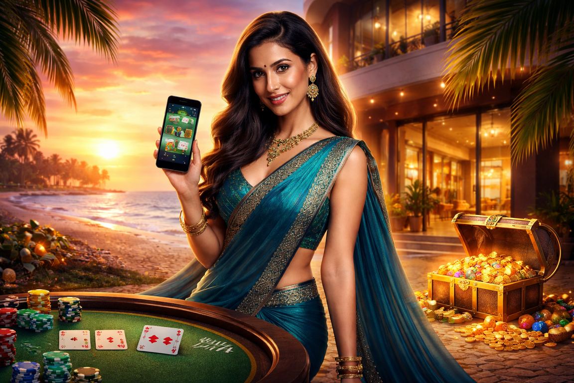 Chennai casino-style gaming environment in traditional attire